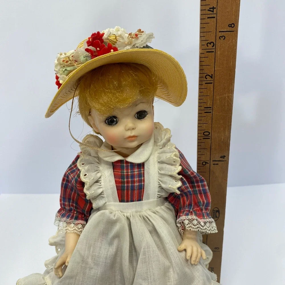 Madame Alexander McGuffey Ana Doll Kids 13 in Red Plaid Vintage Style